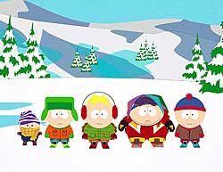 From Left: Ike, Kyle, Butters, Cartman, and Stan.
